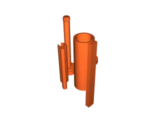 Ключница Pocket Scroll: компактная катушка для бумаги длиной до 80 см для 3D принтера