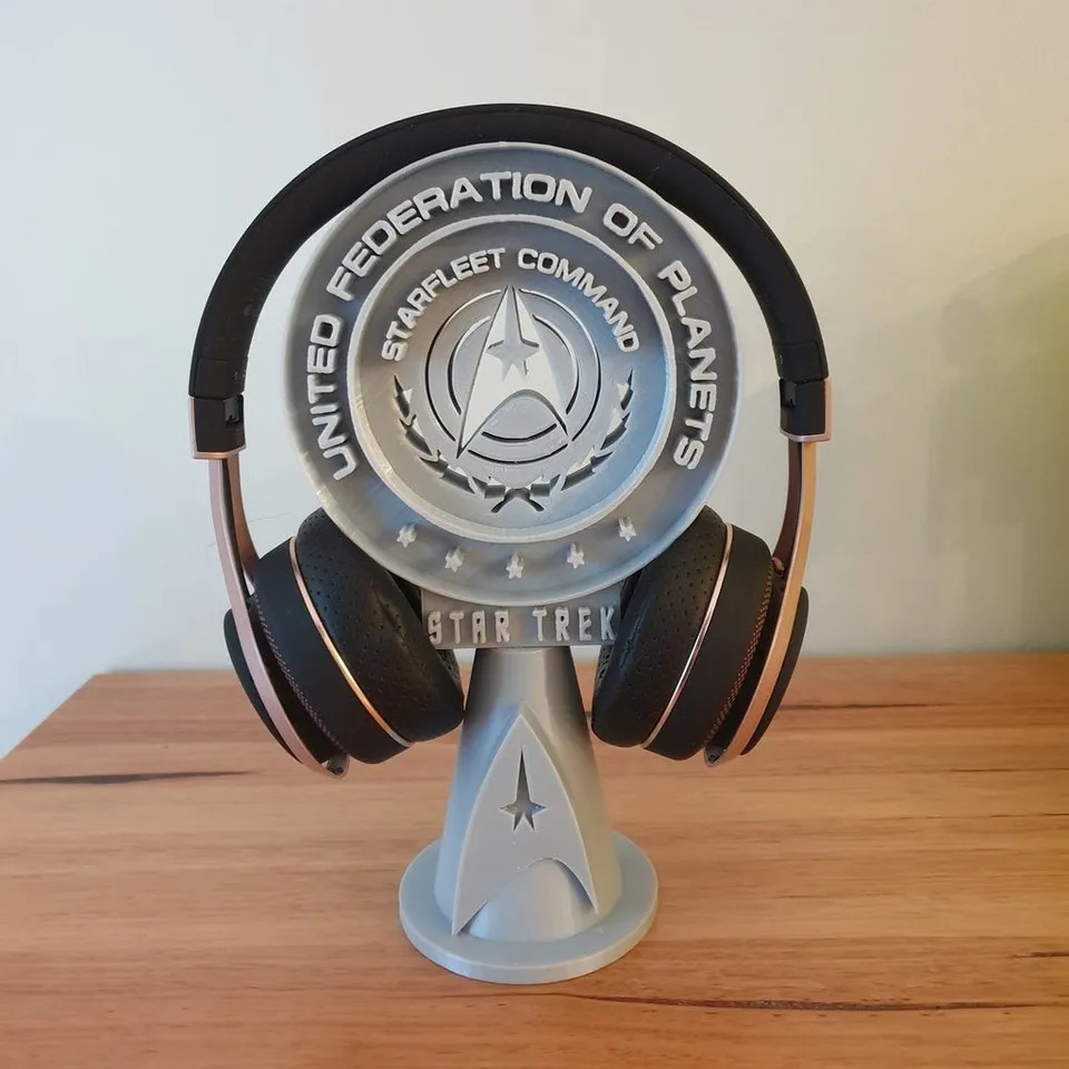 Стильная подставка Star Trek Headphones Stand для наушников для 3D принтера