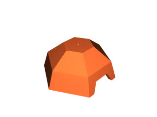 Ключница Покеболл в стиле Лоуполи 🎩🔥 для 3D принтера