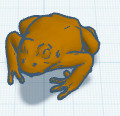 🐸 Забавная 3D-модель лягушонка Little Froggy для 3D принтера