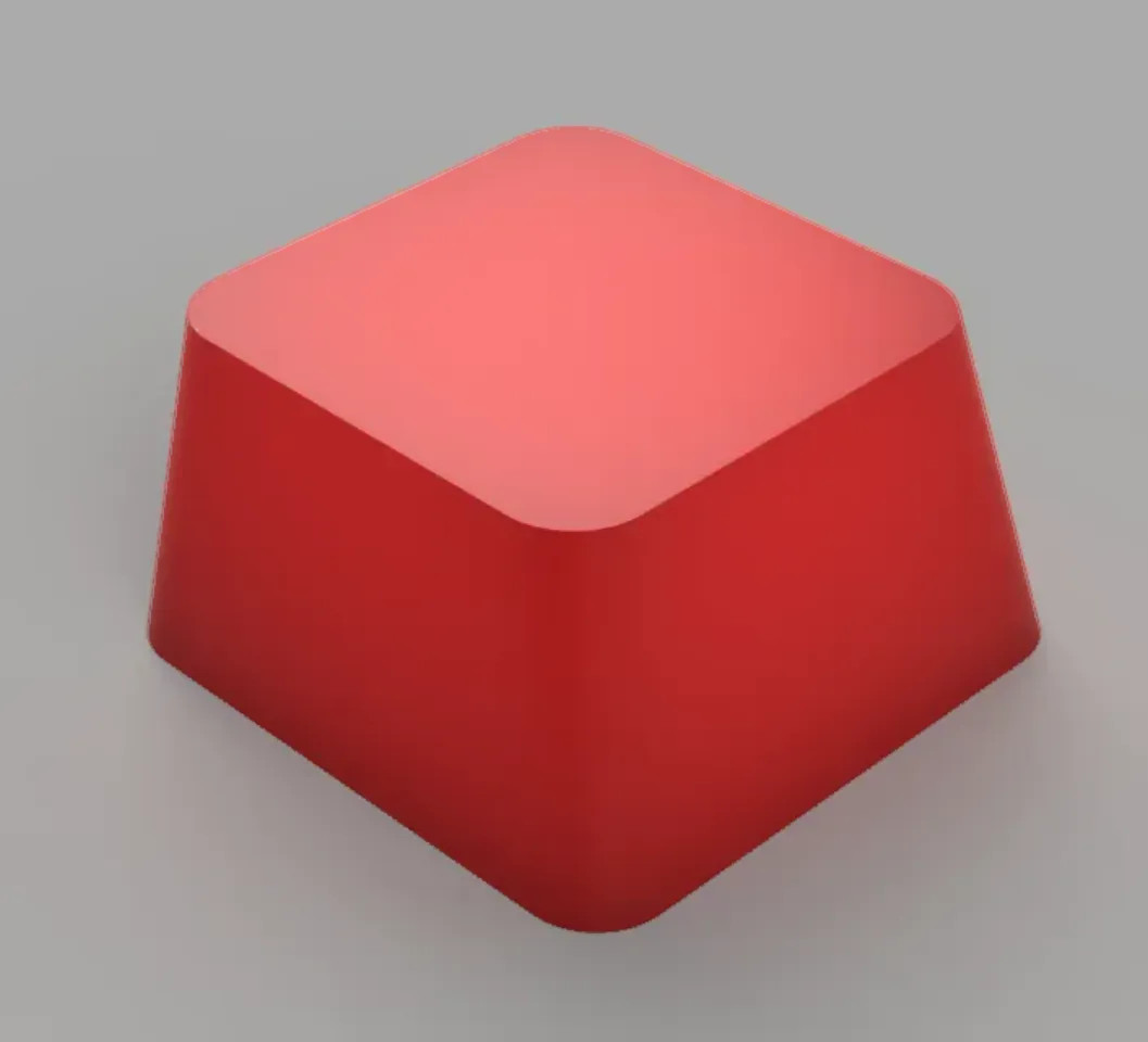 Клавиша Flat Keycap Cherry MX — идеальна для кастомной клавиатуры! для 3D принтера
