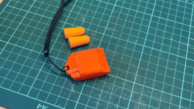 Кейс для берушей — стильная защита слуха! для 3D принтера