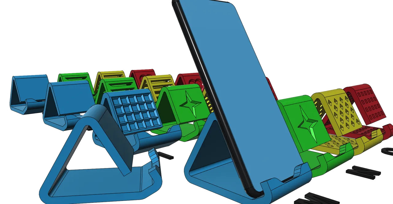 Простая подставка для телефона без поддержки — идеальный 3D-принт для 3D принтера