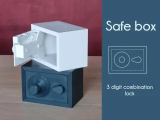 Safe box 3 digit combination для 3D принтера
