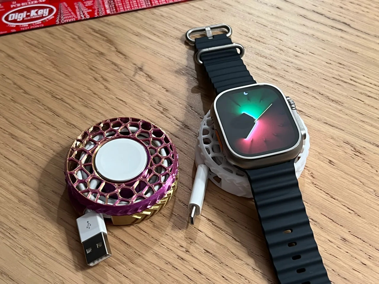 Органайзер-кабель Apple Watch для стильной зарядки и хранения для 3D принтера