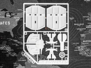 Собери TIE Advanced Kit Card в 3D! для 3D принтера