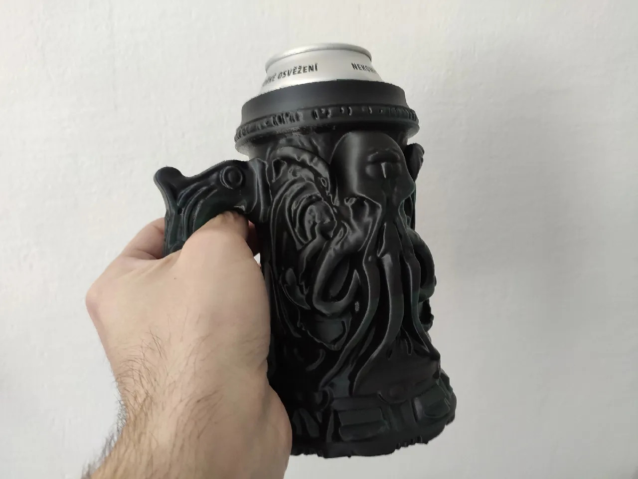 Cthulhu Can Holder 0 5L 12oz Cans Beer mug для 3D принтера