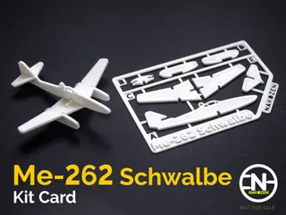 Собери легендарный Me 262 Schwalbe! Крутой набор для моделистов для 3D принтера