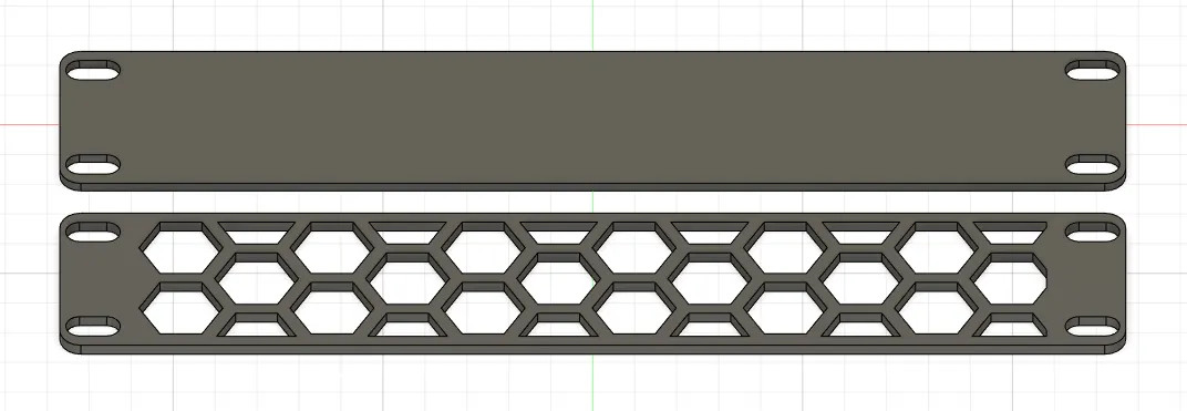 10 inch Rack Mount Blanks для 3D принтера