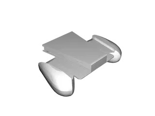 Эргономичный хват для Nintendo Switch с гербом Зельды для 3D принтера