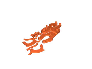 New Version 4 of Snap Clamp Fully Printable для 3D принтера