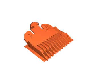 Профессиональная 3D-модель Wahl Surker Hair Clipper Guards v2 для 3D принтера