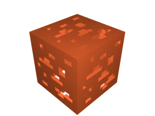 Крутая LED мини-блок руды из Minecraft в 3D модели для 3D принтера