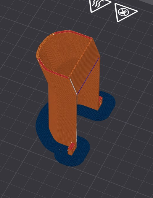 Флешфордж AD5X чаша подачи филамента — 3D модель для 3D принтера