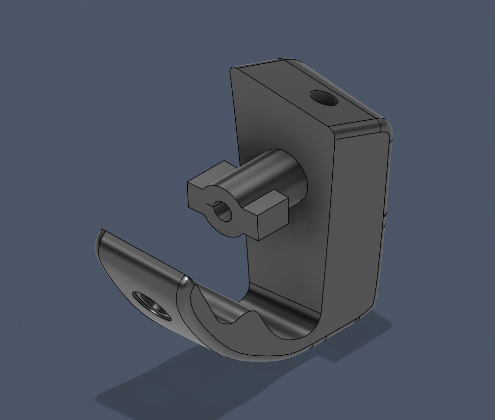 Точная 3D-модель Audi A3 8V 3p Parcel Shelf Holder ✨ для 3D принтера