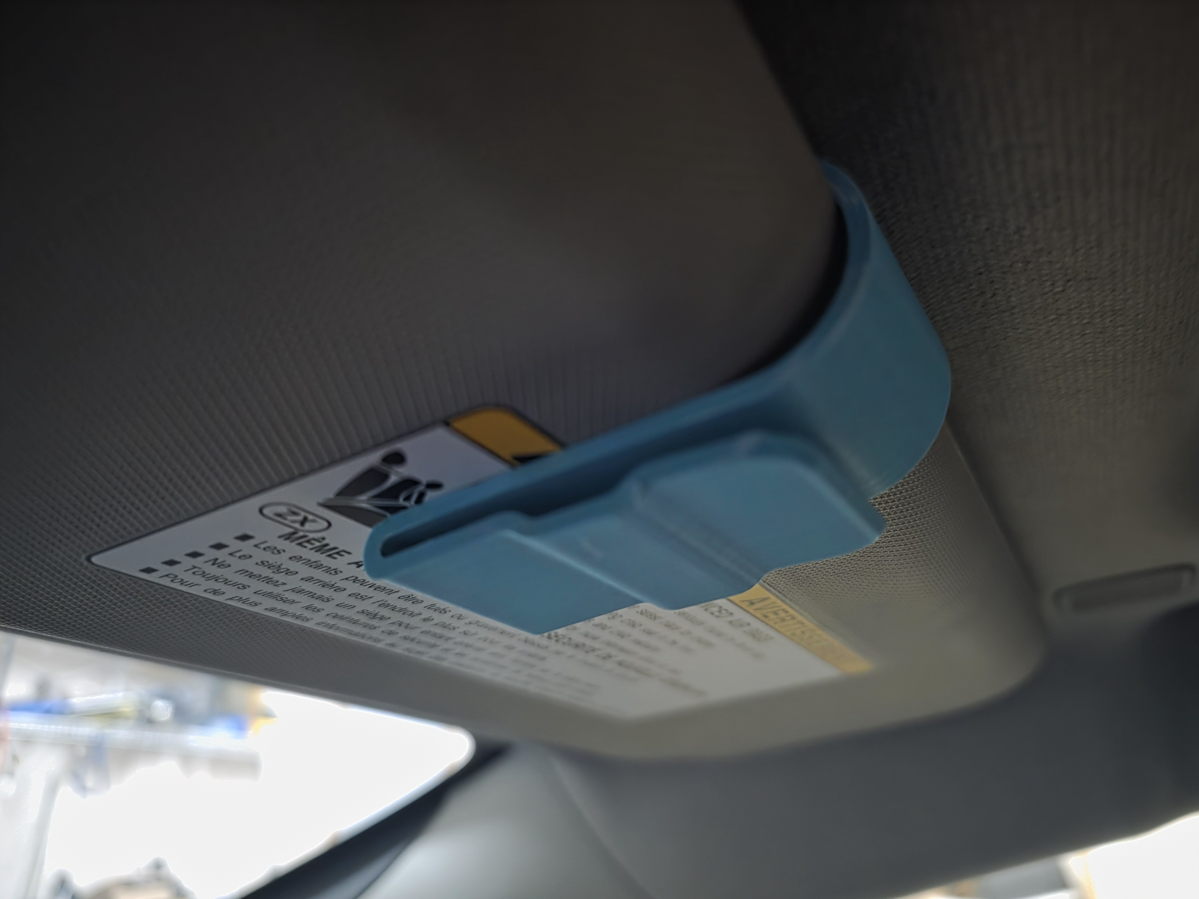 Prius Gen5 (2023+) Visor Glasses Clip для 3D принтера