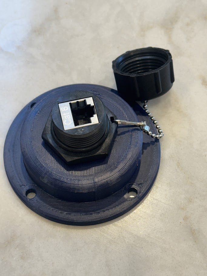 Профессиональная 3D-модель RJ45 Feed Through Housing ✨ для 3D принтера