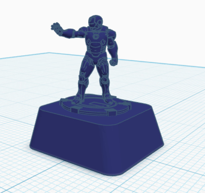 Крутая 3D-модель Iron Man Keycap для 3D принтера
