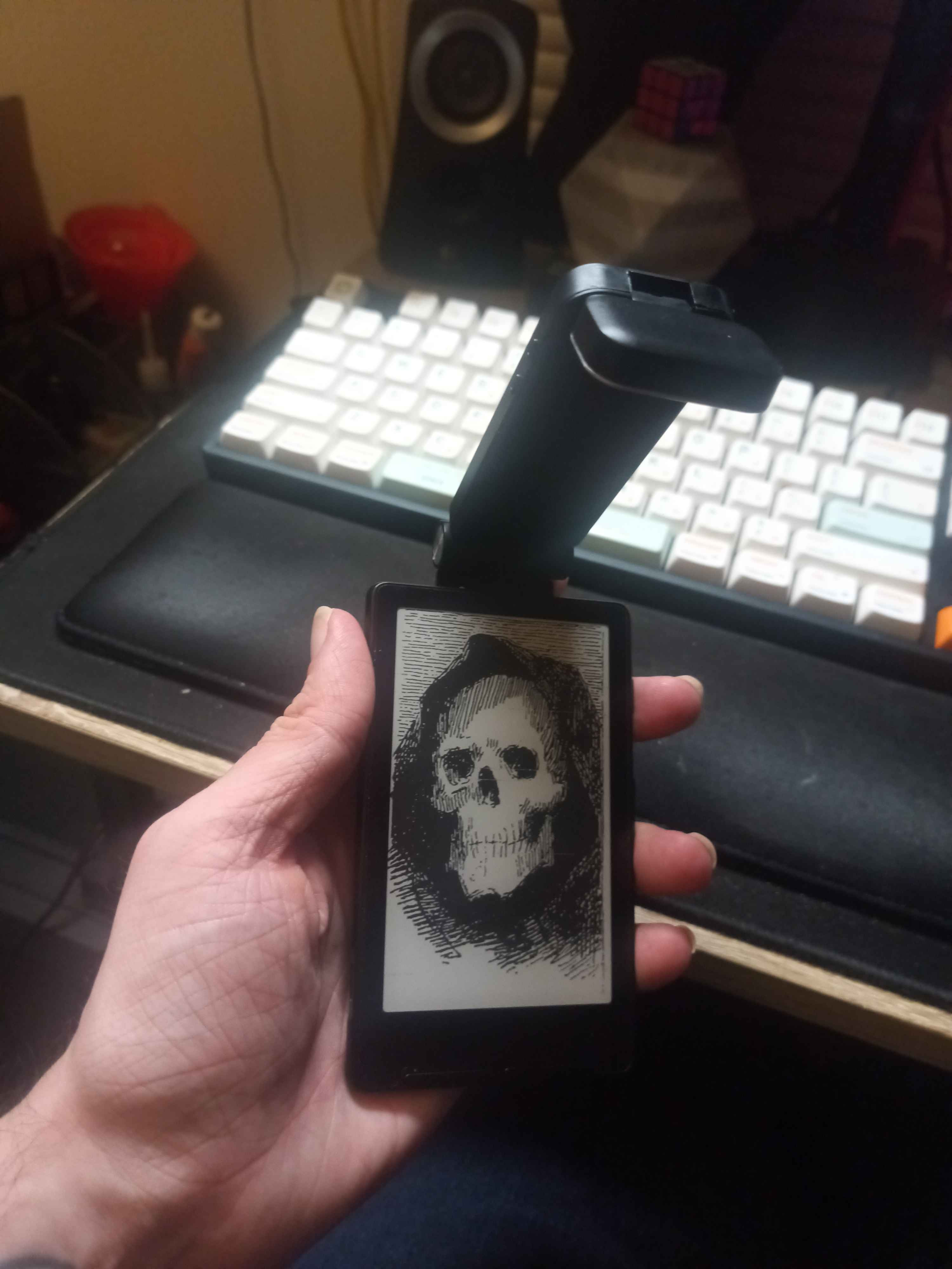 Xteink X4 Book Light Adapter — стильное решение для чтения книг для 3D принтера