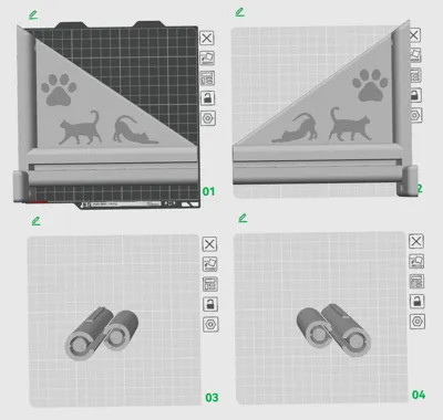 Cat Hammock (Experimental Model) для 3D принтера