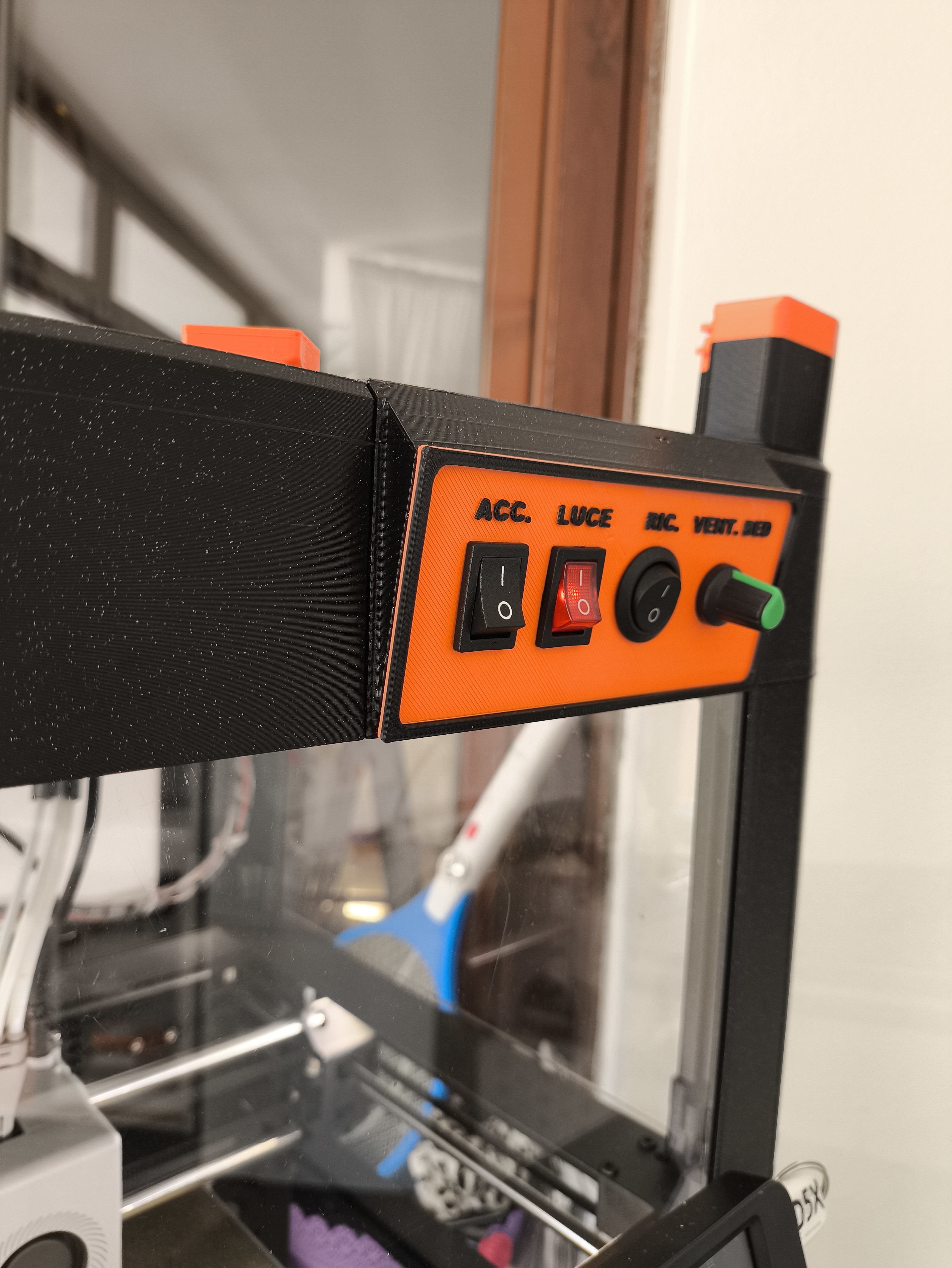 Стильная панель переключателей ad5x switch panel — идеальный аксессуар интерьера для 3D принтера