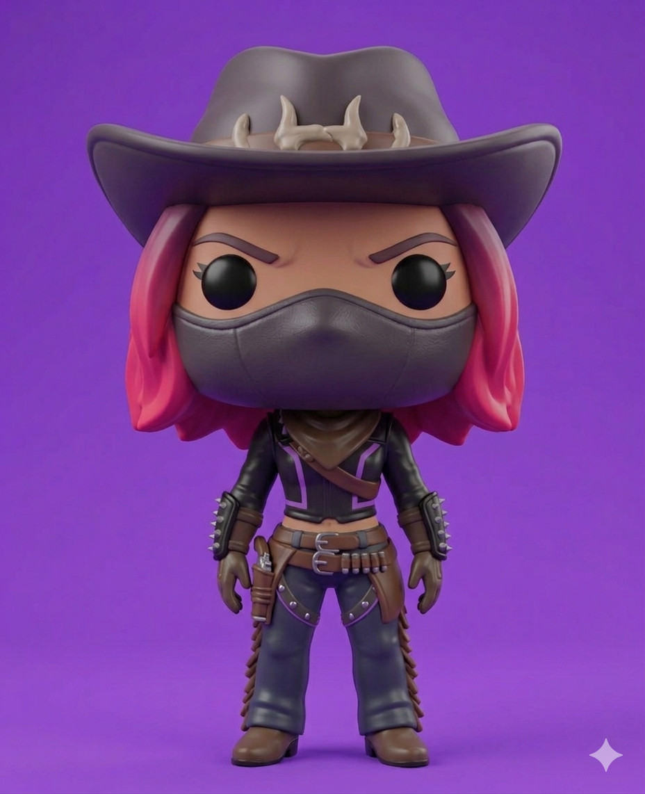 forinte  girl skin funko pop 3d model для 3D принтера