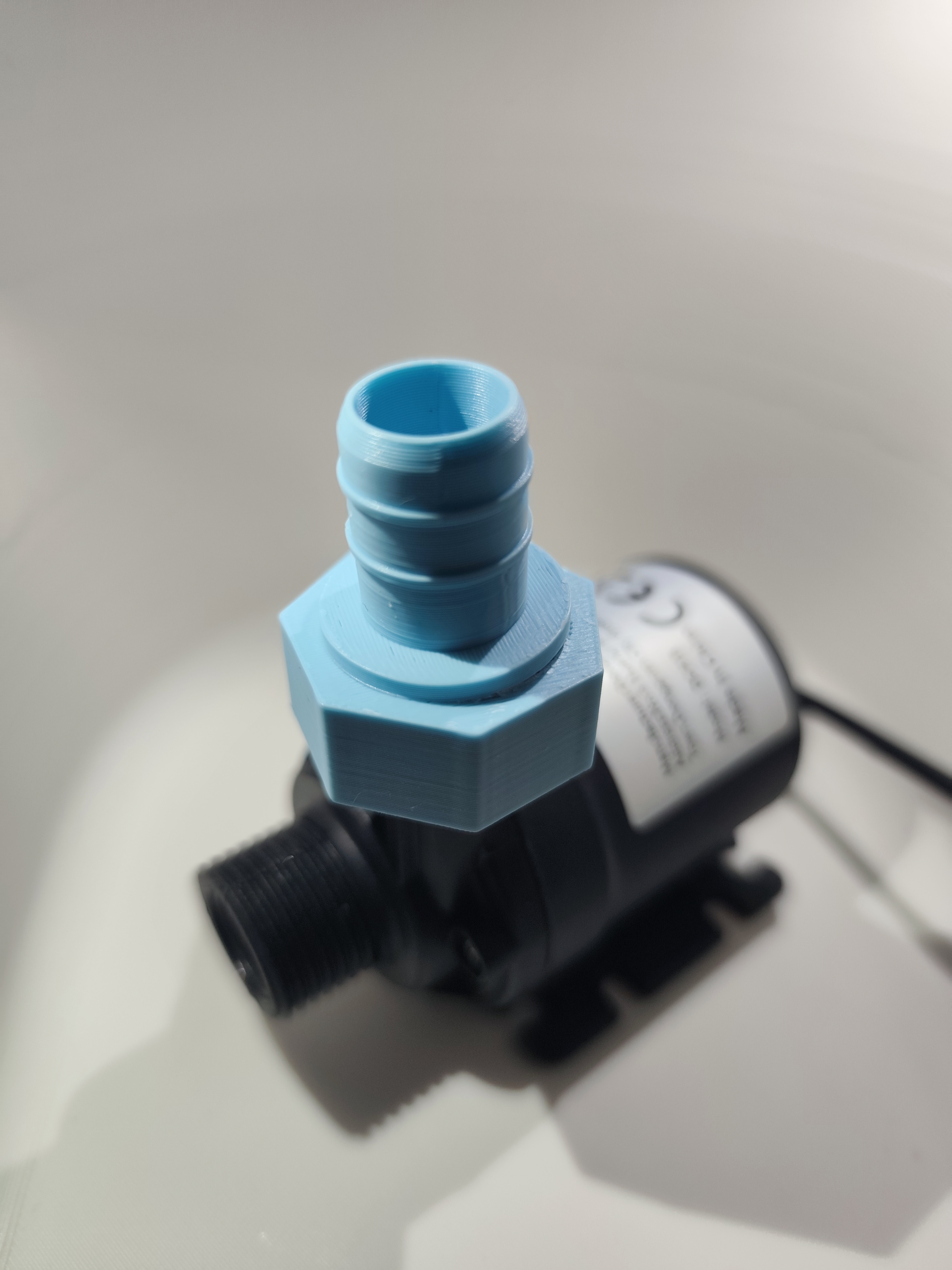 Threaded connector for aquarium pumps для 3D принтера