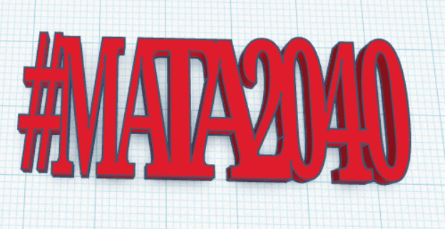 Breloczek #MATA2040 | #MATA2040 keychain для 3D принтера