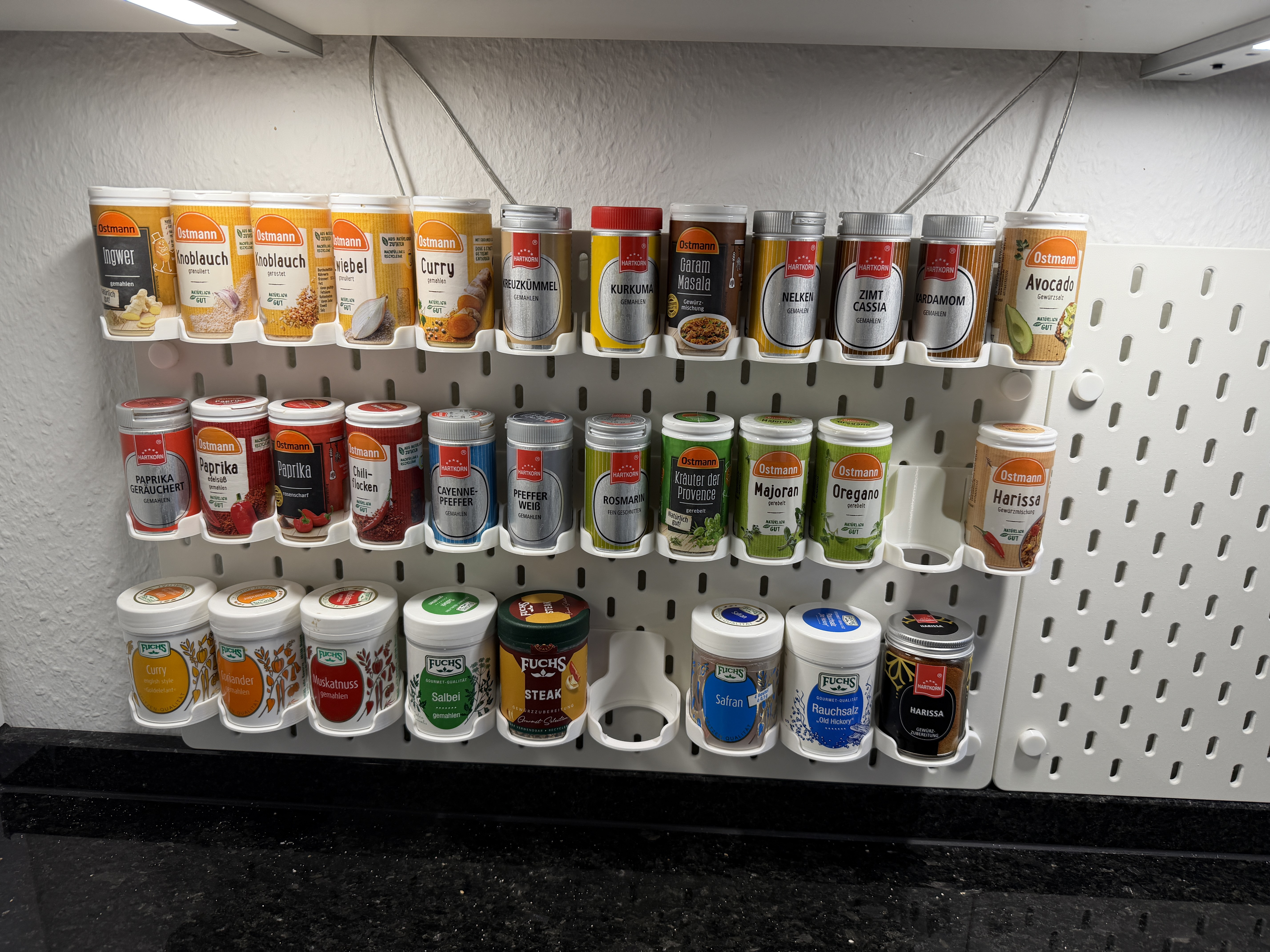 Элегантная полка Skadis от IKEA — стильное хранение специй для 3D принтера