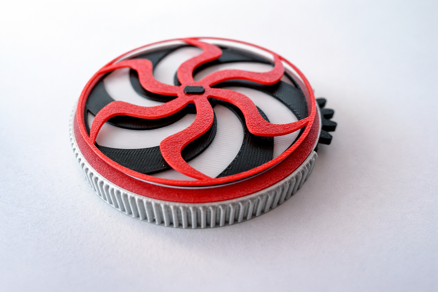 Гипнотизирующий Hypno Gear Fidget Spinner — крути и расслабляйся! для 3D принтера