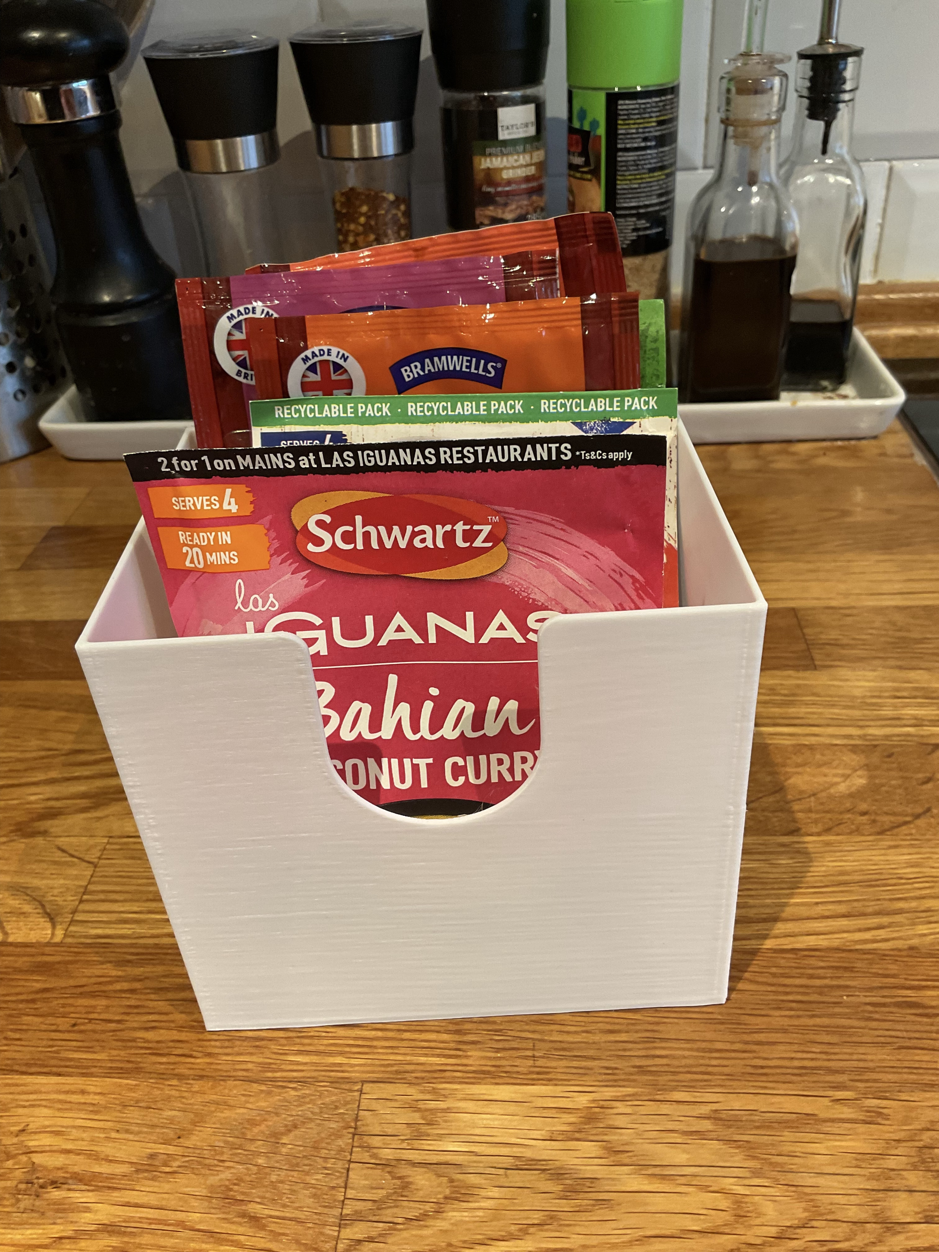 Удобный держатель пакетиков специй — готовьте вкусно и легко! для 3D принтера