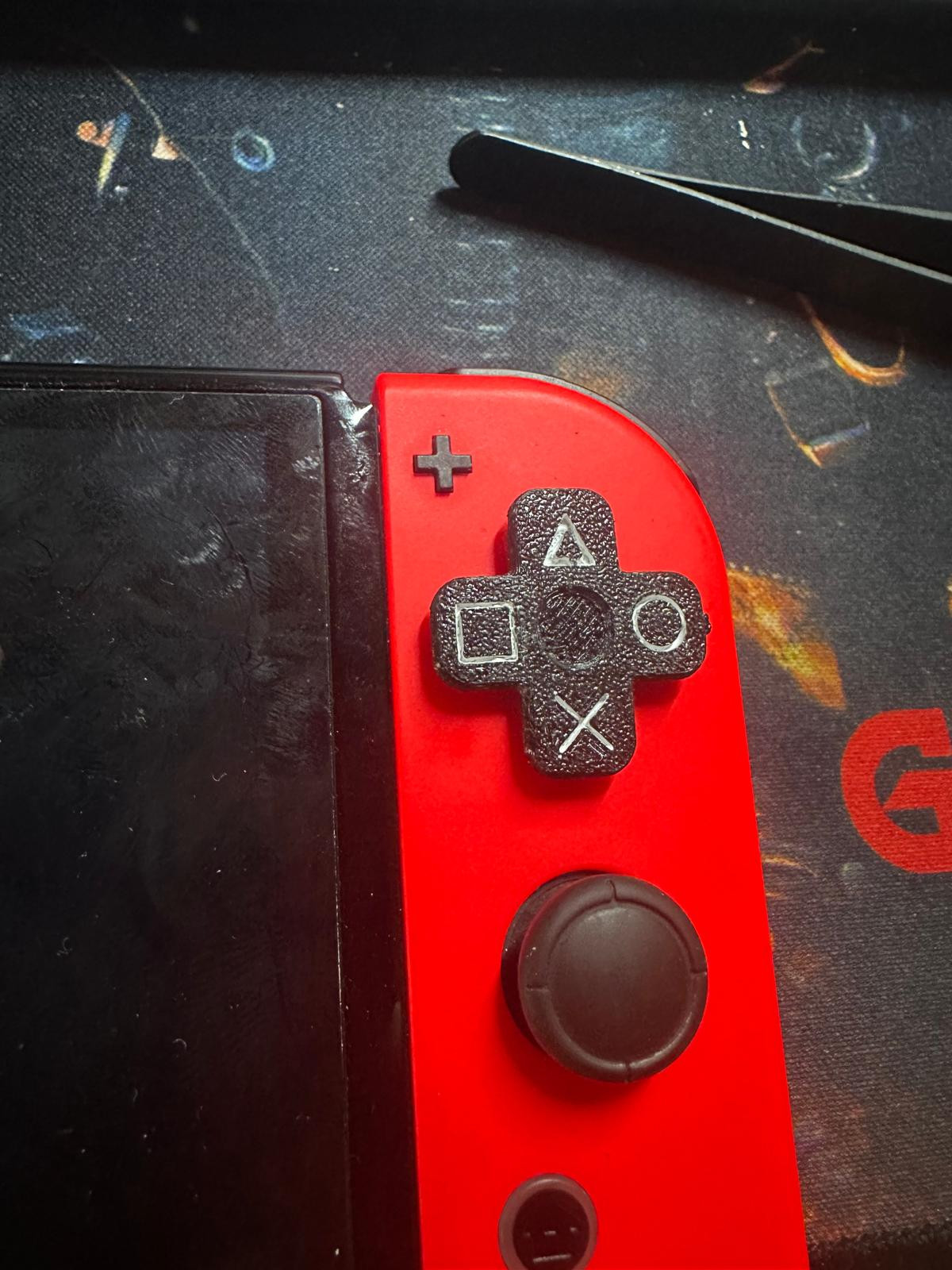 Уникальная 3D-модель Nintendo Switch Joy-Con PS Style D-Pad для 3D принтера