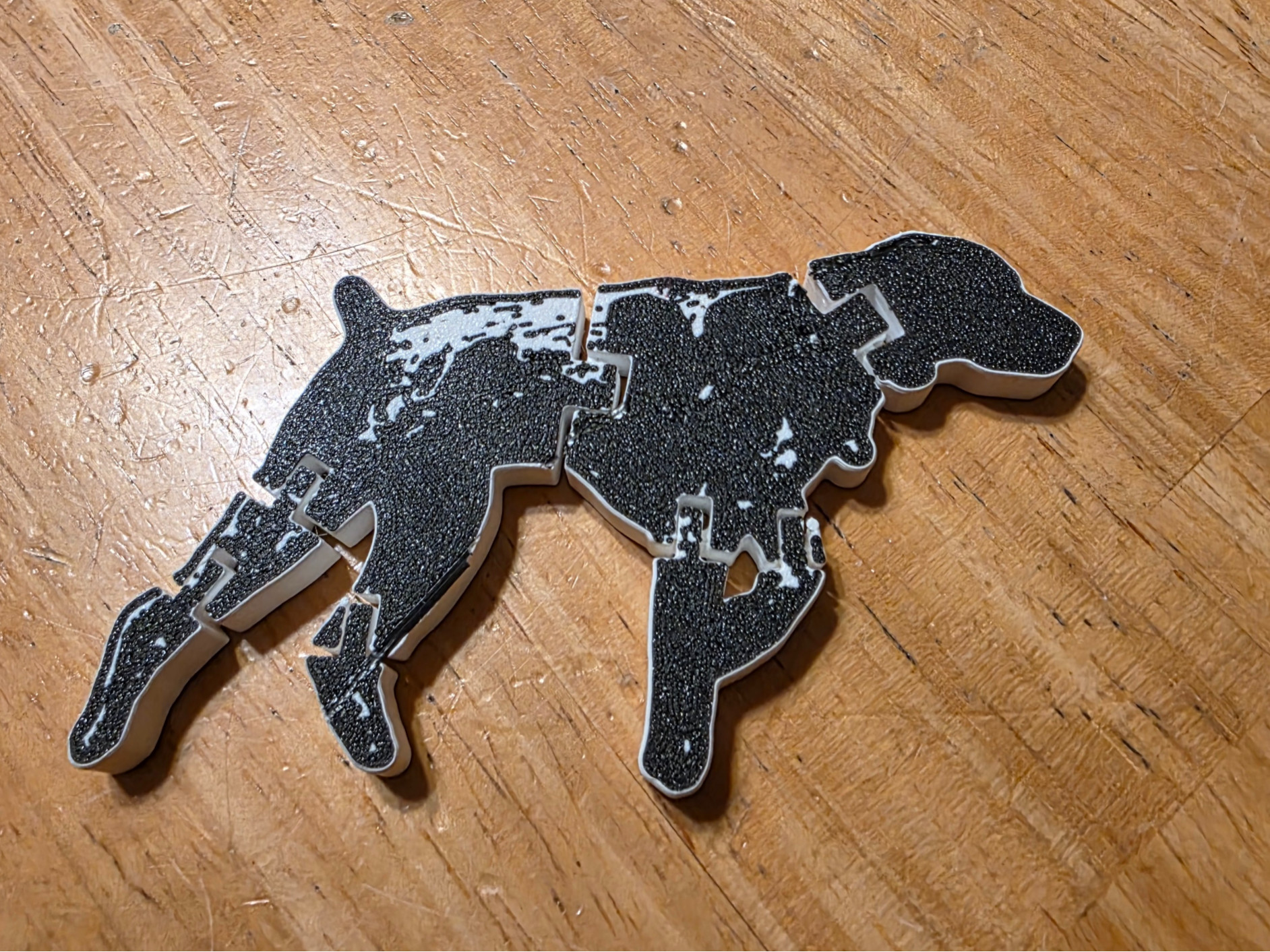 Реалистичная 3D-модель немецкой короткошерстной легавой Flexi для 3D принтера