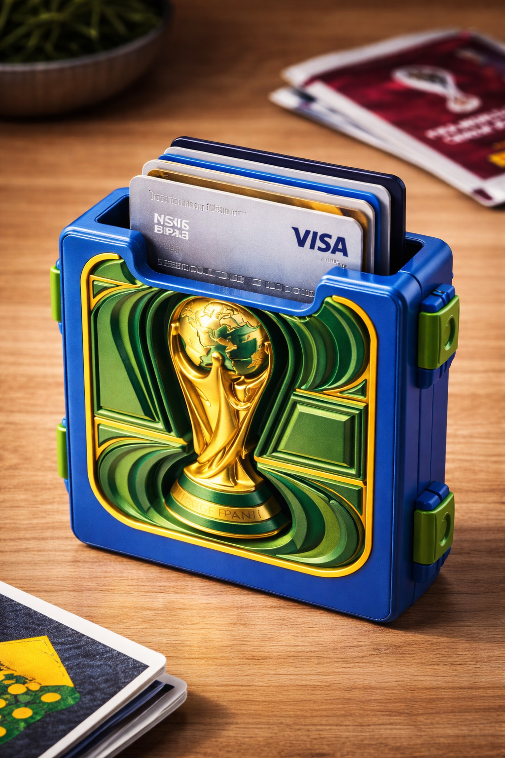 Porta Cartão Compacto Estilo Copa do Mundo для 3D принтера