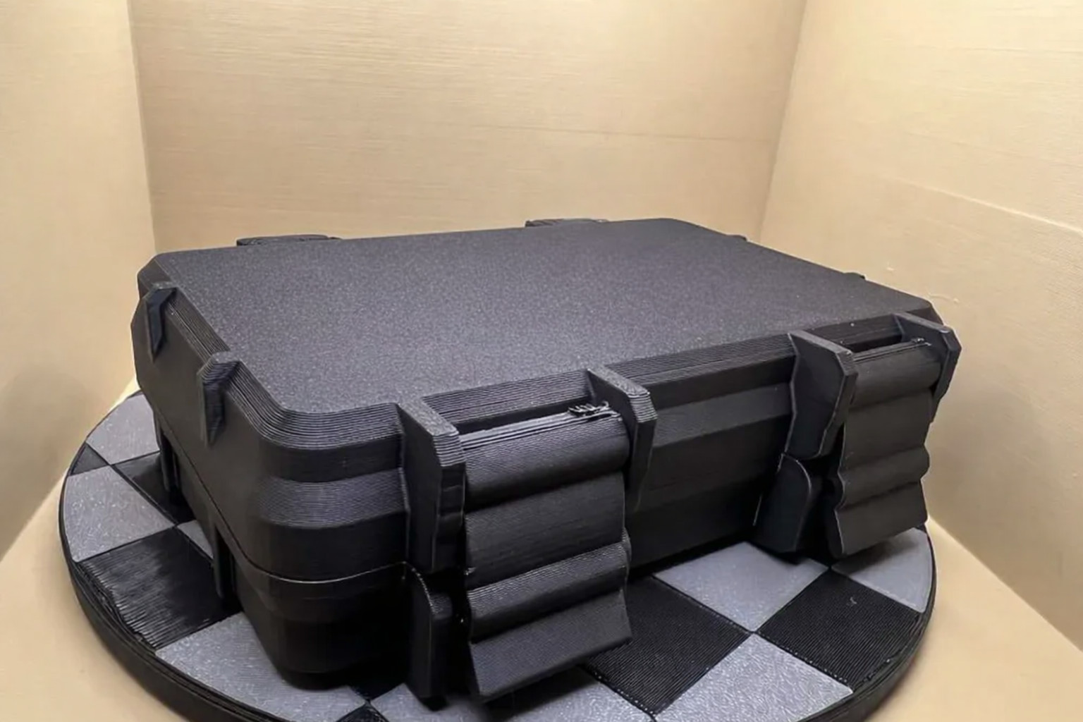 Печать на месте масштабируемого бокса для хранения для 3D принтера