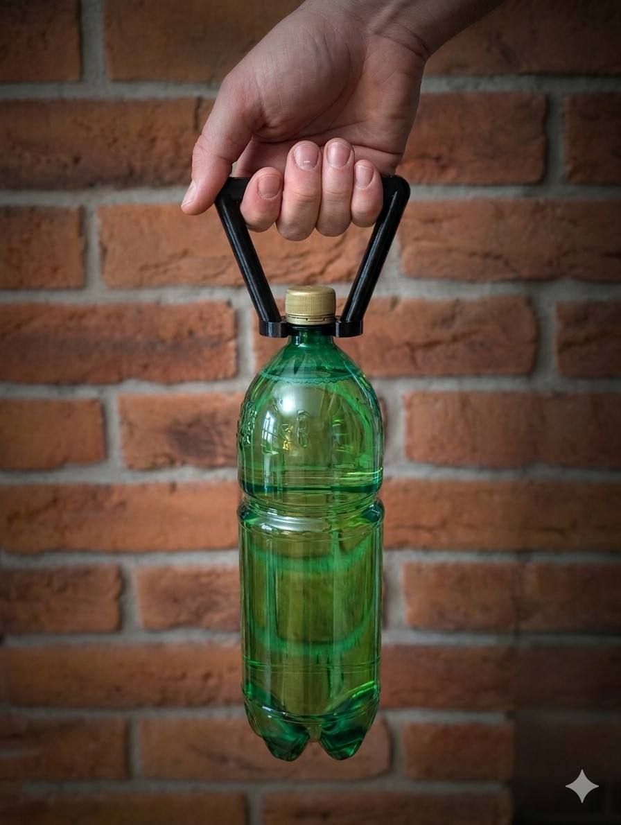 Эргономичная ручка для переноски ПЭТ бутылок