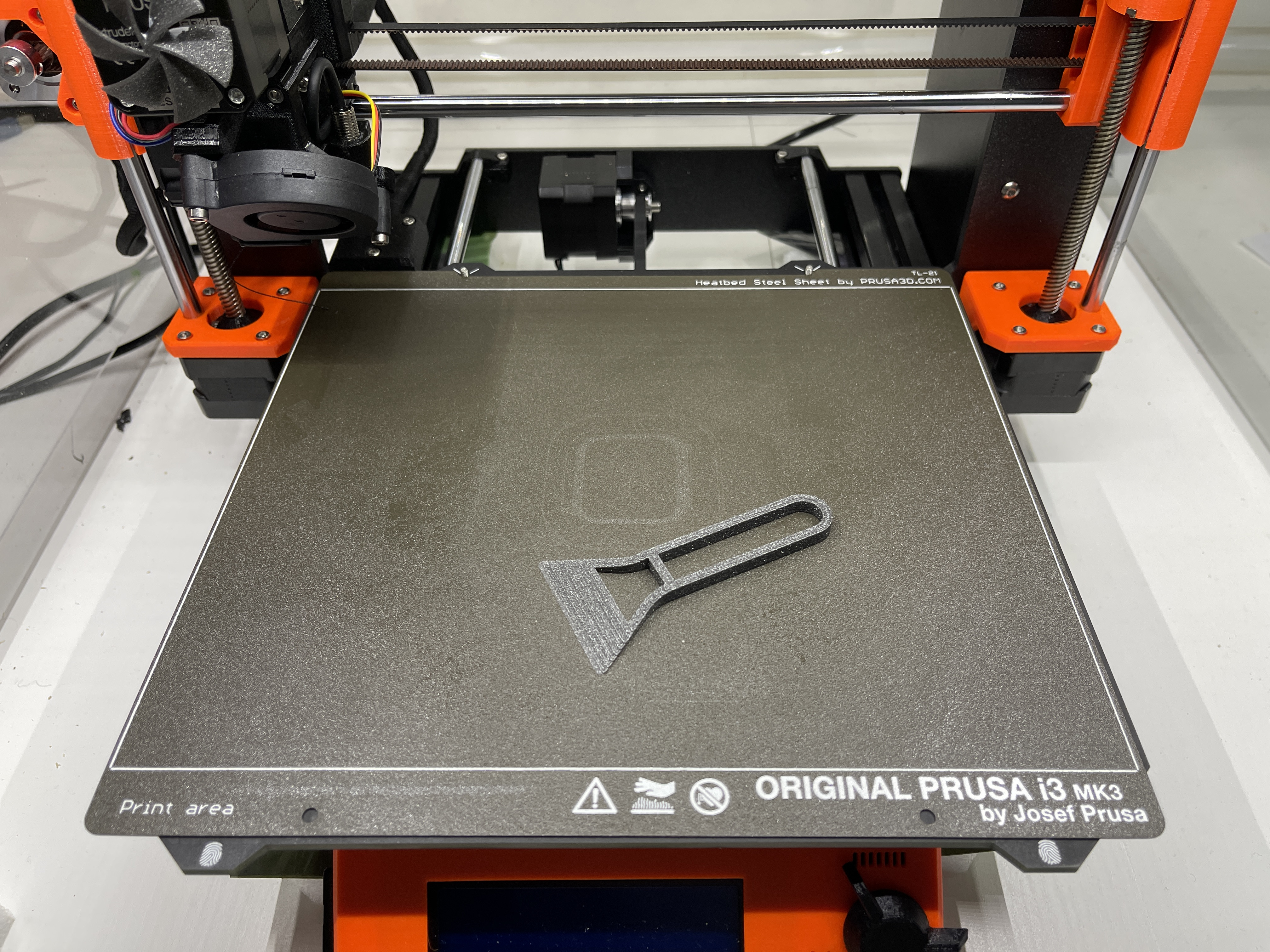 Быстрая печать Bed Scraper всего за 15 минут! Экономия филамента до 3 г для 3D принтера