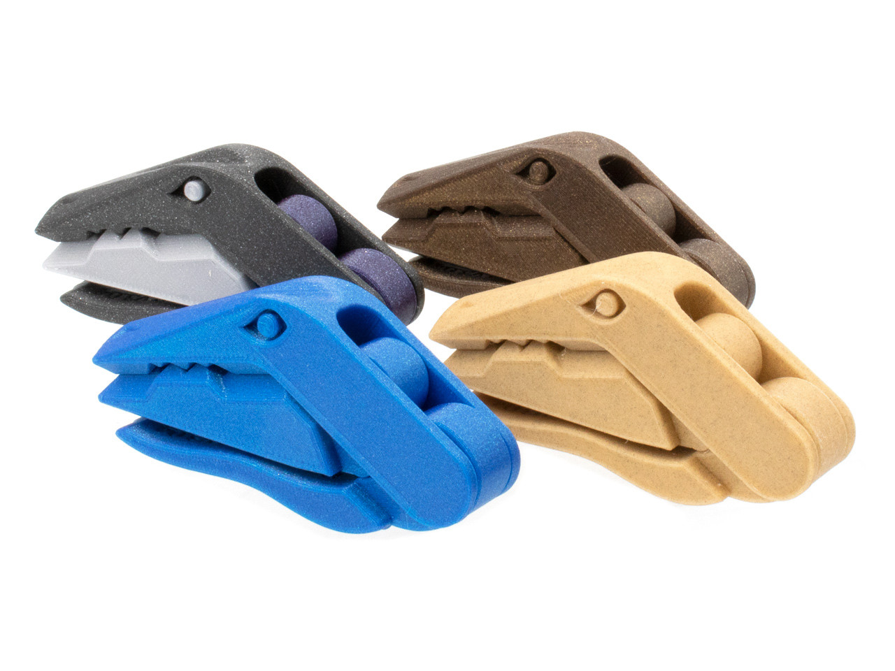 3D-модель Dino-Clip PRINT-IN-PLACE для 3D принтера